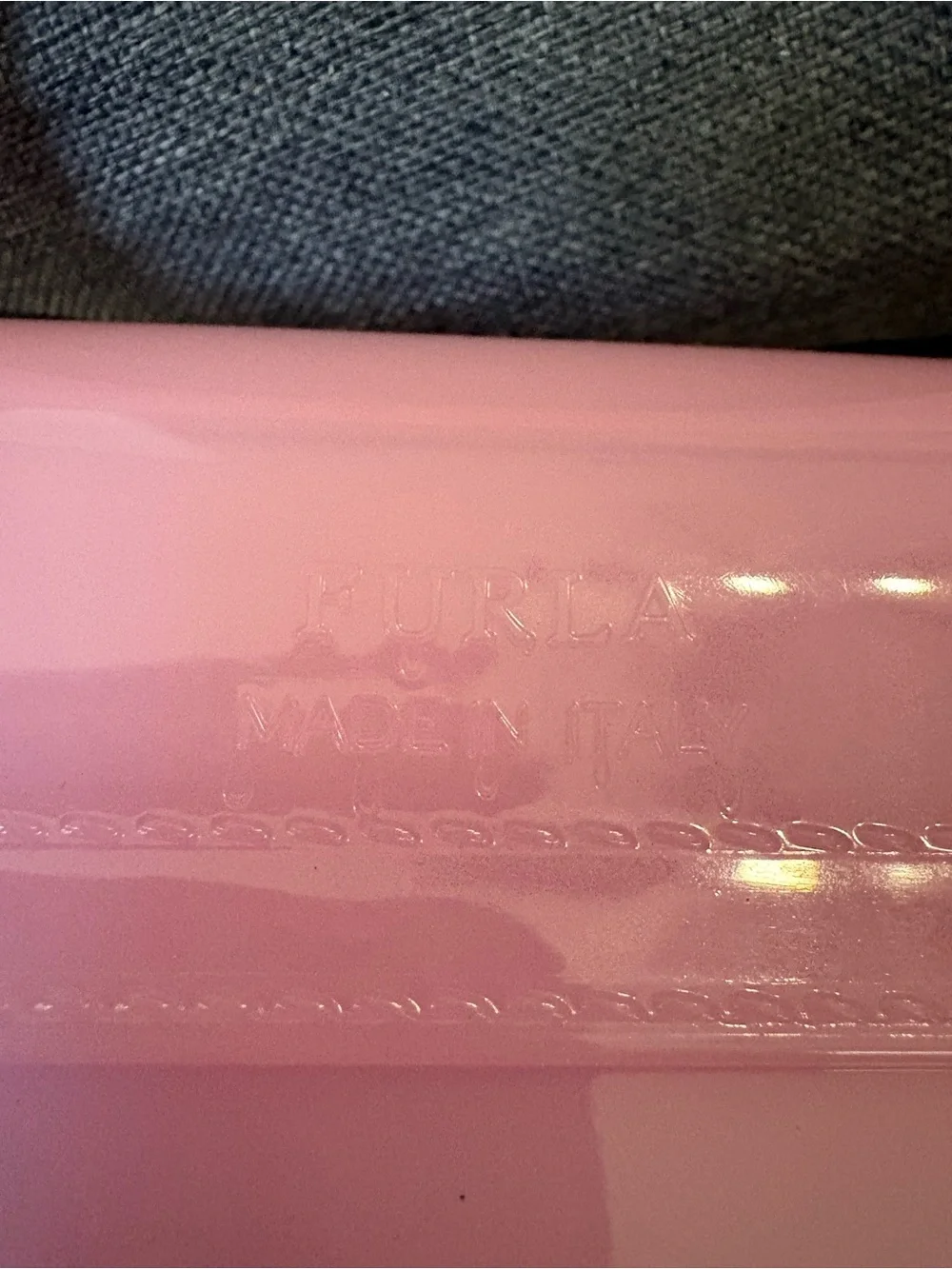 Furla Candy Metropolis Mini Crossbody Bag - Pink Jelly PVC